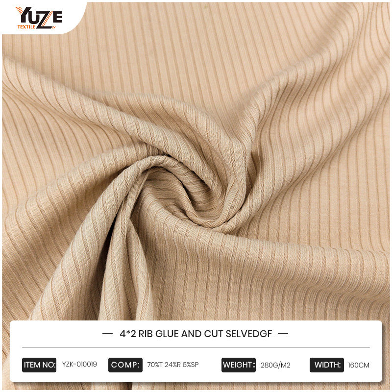YZK-010019 4*2 riblijm en gesneden selvedgf