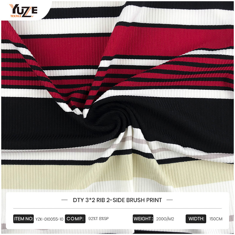 Het afdrukproces van Shaoxing Yuze Textile Co., Ltd's YZK-010055-10 Fabric