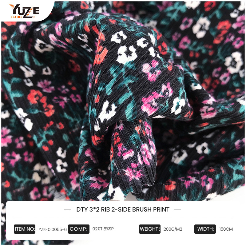 YZK-010055-6 DTY 3*2 RIB 2-SIDE BOORD PRINT