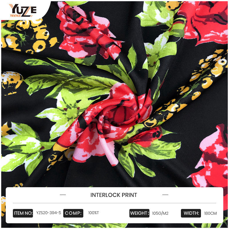 YZS20-394-5 Interlock-print