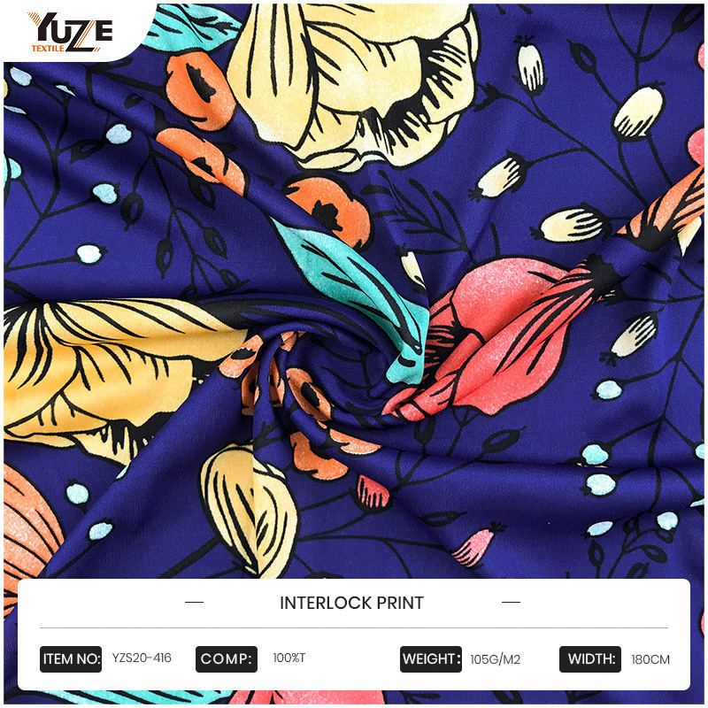 YZS20-416 Interlock-print