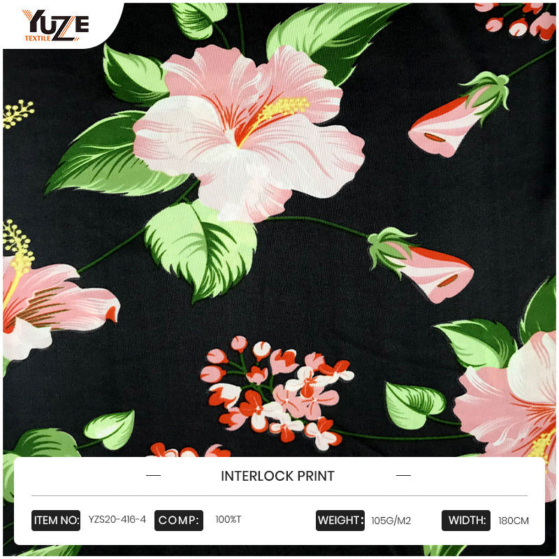 YZS20-416-4 Interlock-print