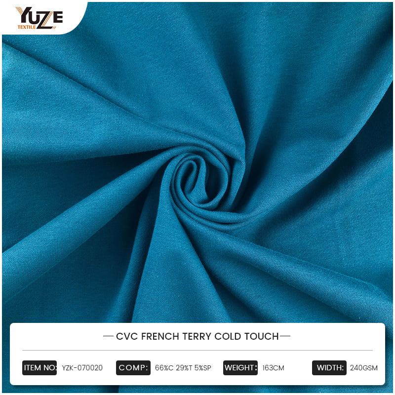 YZK-070020 CVC Franse Terry Cold Touch