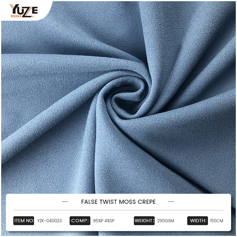 YZK-040023 valse twist moss crêpe