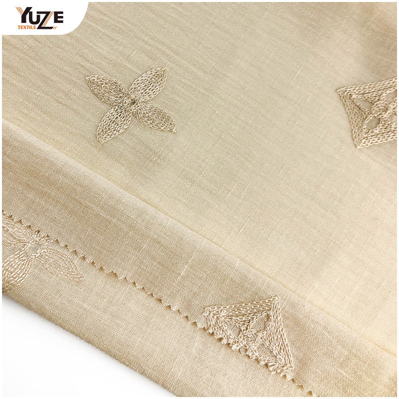 YZW-030069-1 linnen look luchtstroom emb