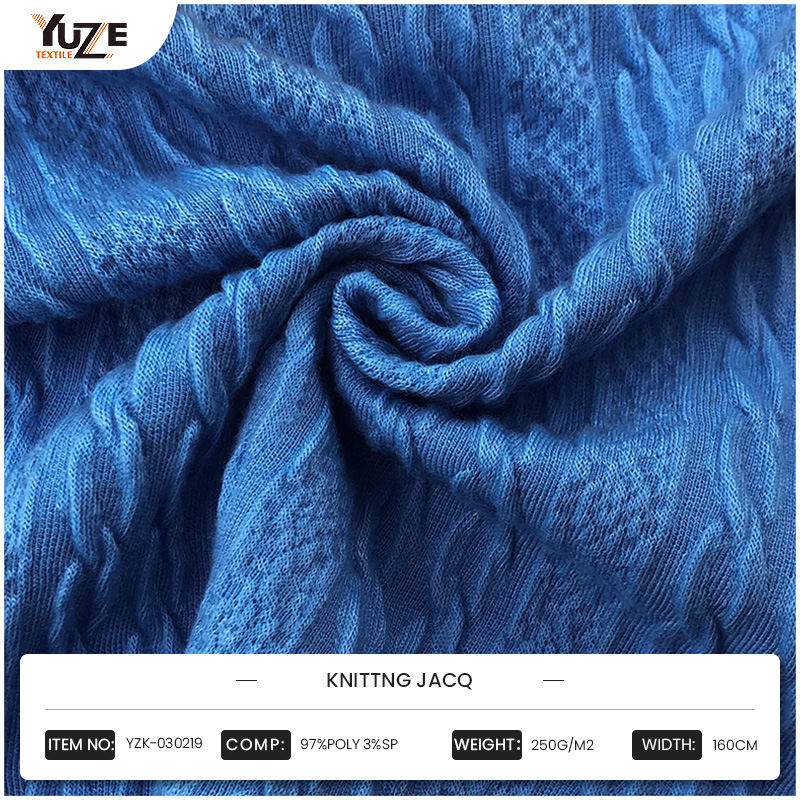 Jacquard gebreide stof: gebruik, onderhoud, truien en sportkleding